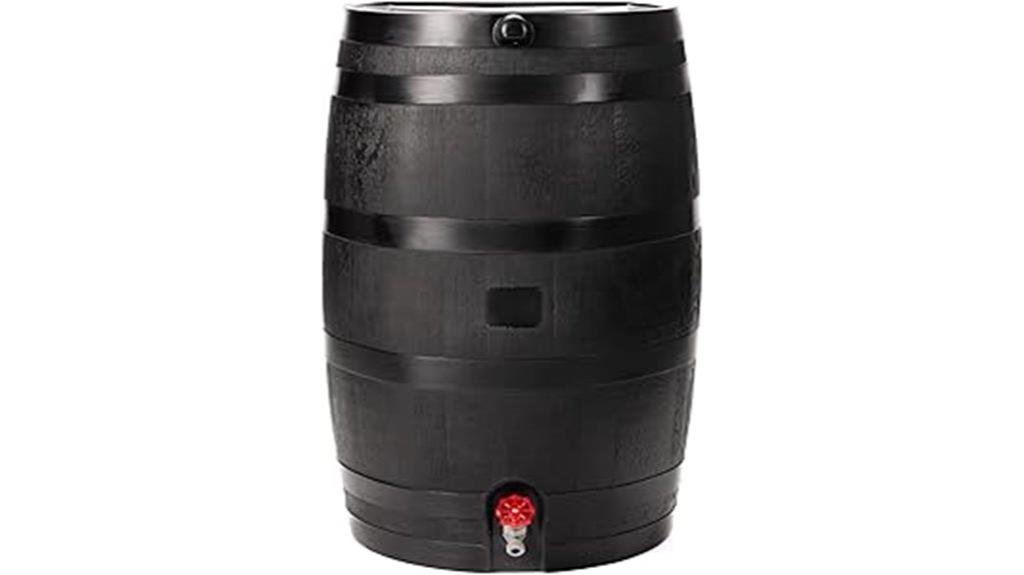 reusable 50 gallon rain barrel