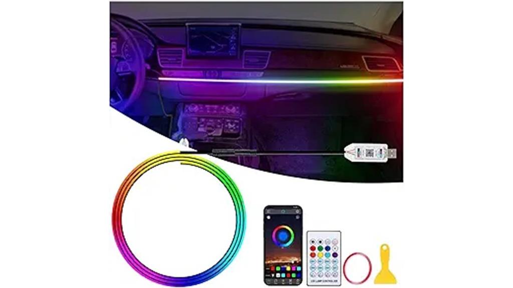 rgb led car lights