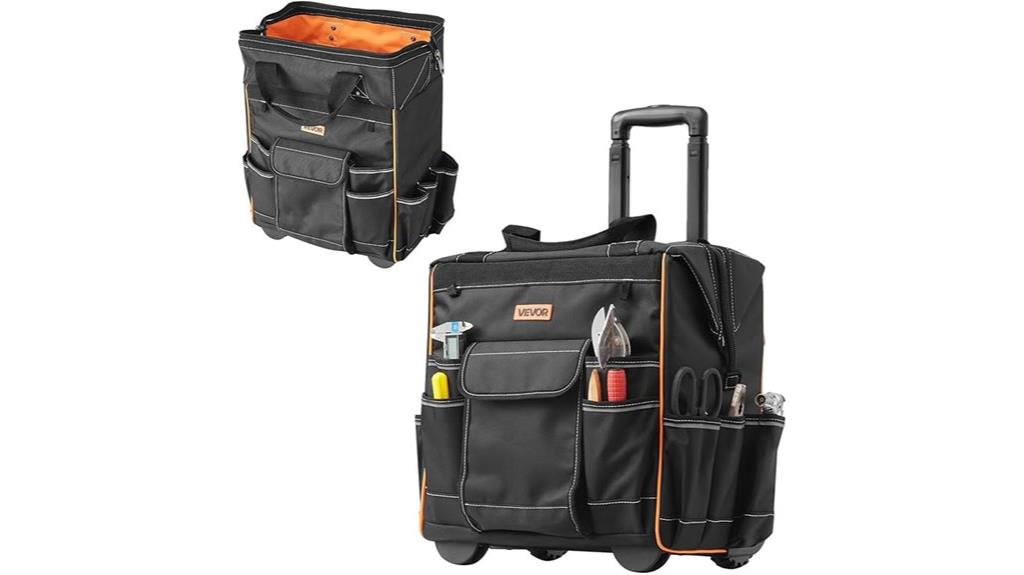rolling 15 inch tool bag
