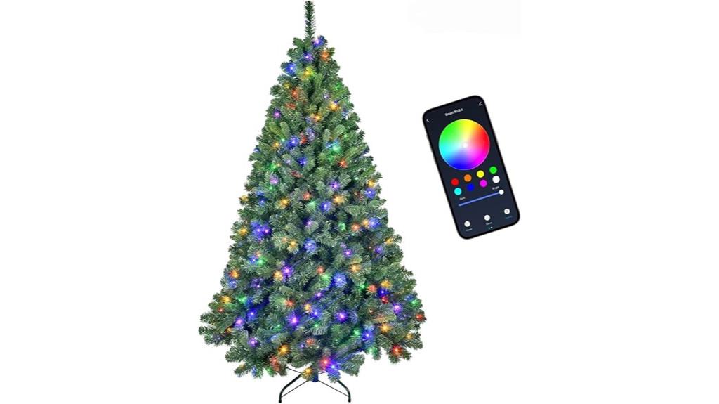 seven foot app controlled tree