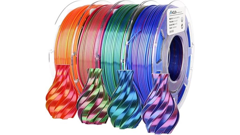 silk pla 4 spool bundle