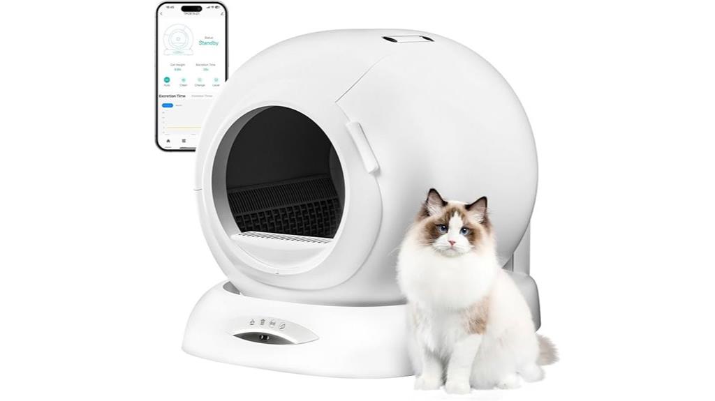smart app controlled litter box