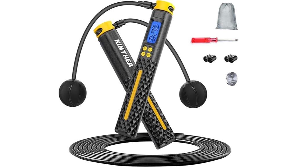 smart jump rope display