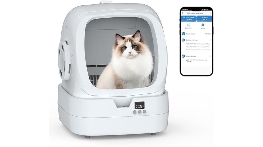 smart litter box with app
