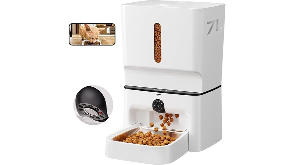 smart pet feeder with camera