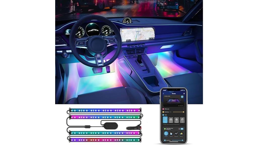smart rgbic car lighting
