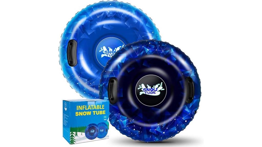 snow tube sleds pack