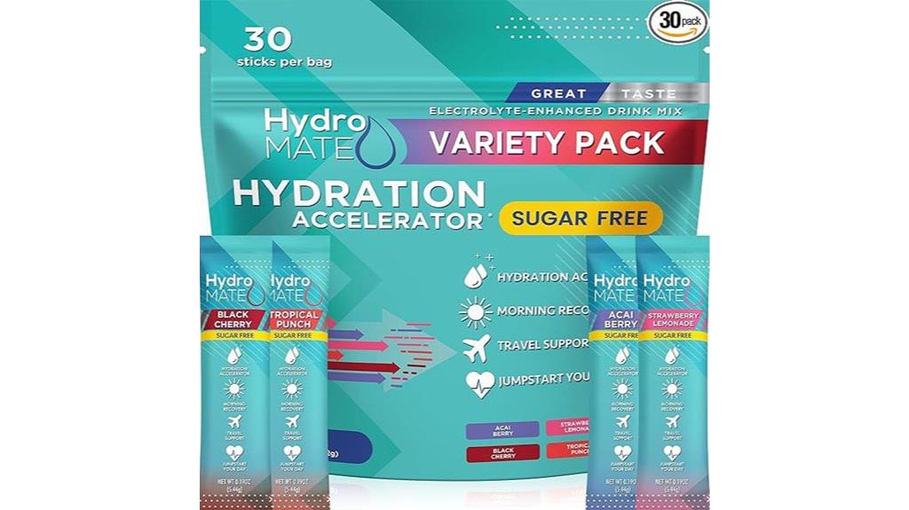 sugar free electrolyte hydration packets