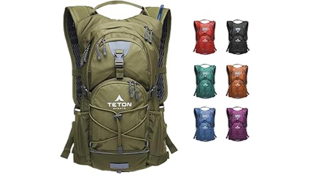 teton oasis hydration pack