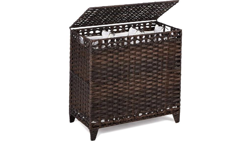 three removable liner bags