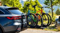 top hitch bike racks