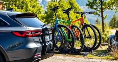 top hitch bike racks