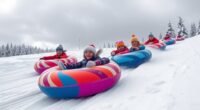 top inflatable snow tubes