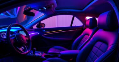 top interior led car lights