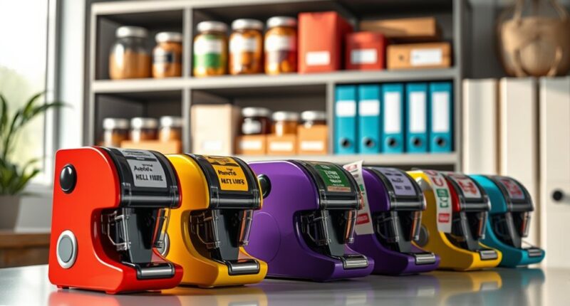top label makers for organization