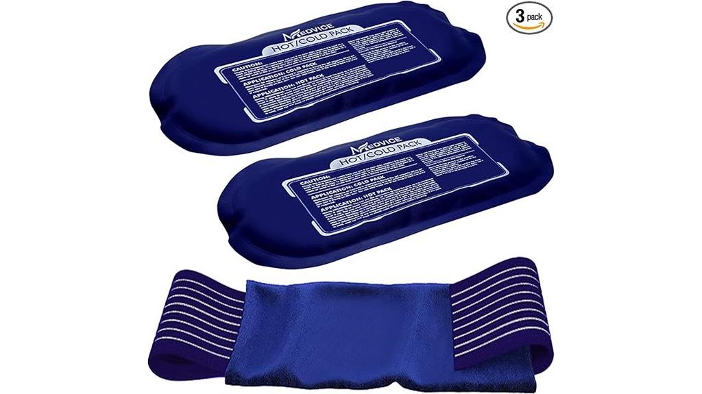 triple pack reusable ice packs