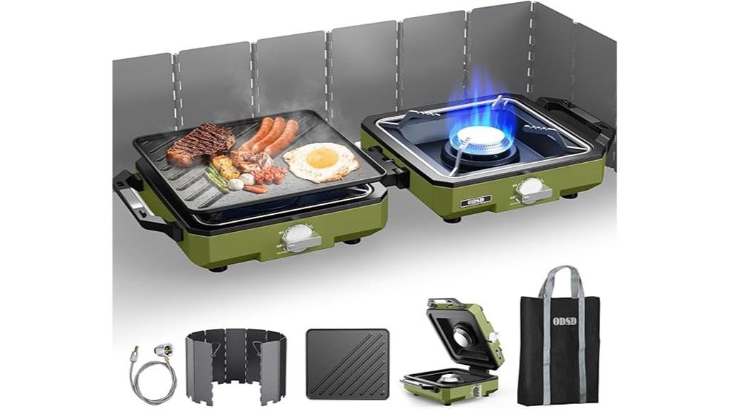 two burner outdoor stove