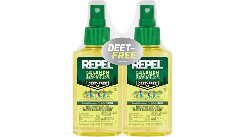 two pack lemon eucalyptus spray
