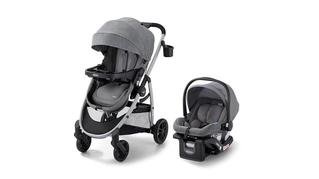 versatile stroller with travel system