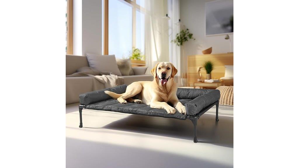 waterproof elevated dog bed