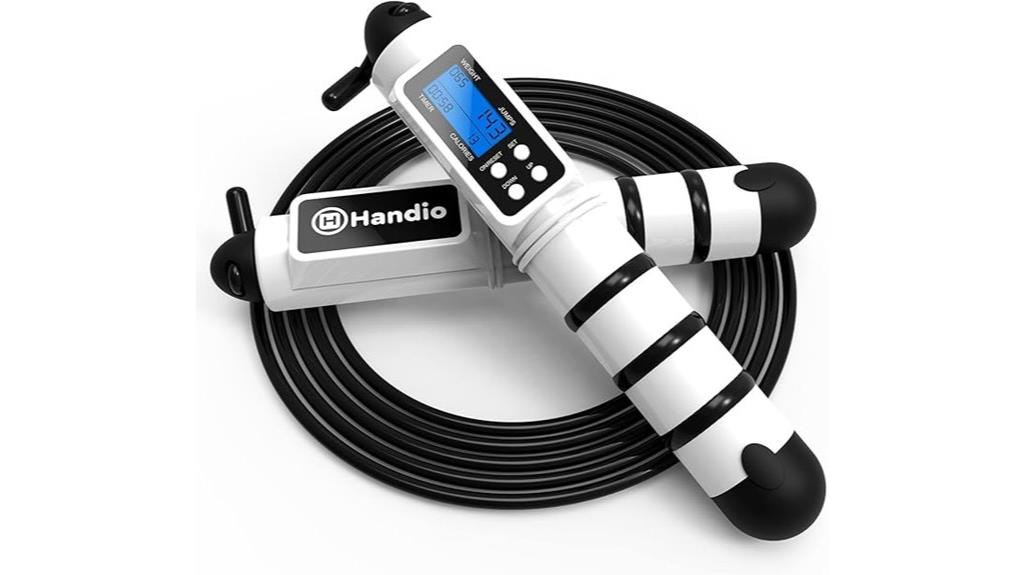 weighted digital jump rope