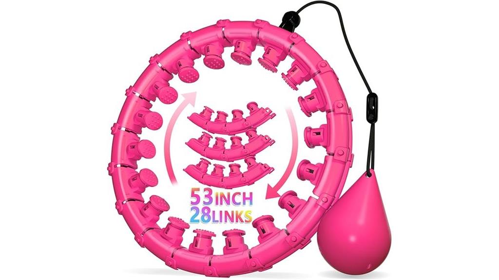 weighted hula hoop