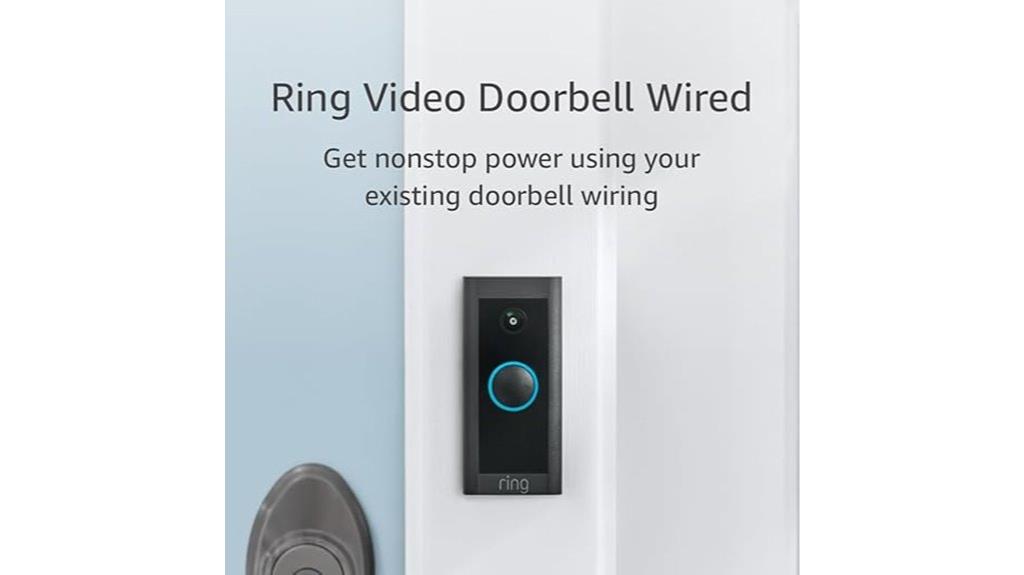 wired hd doorbell camera
