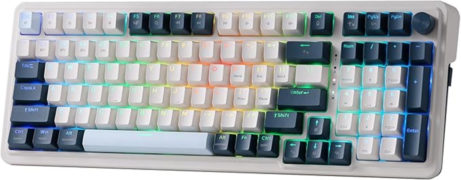 wireless rgb mechanical keyboard