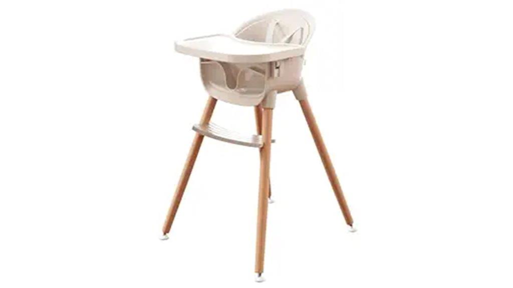 wooden 3 in 1 high chair