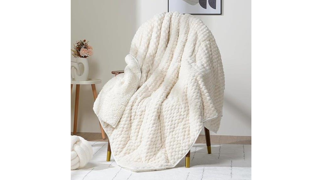 large 15 lb fleece blanket