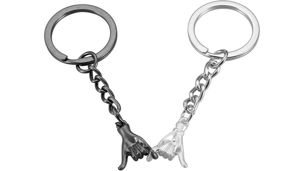 matching valentine couple keychains