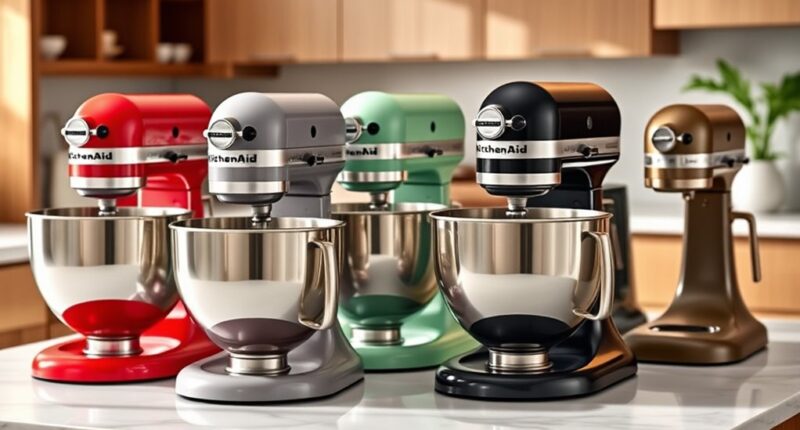 top mixer color choices