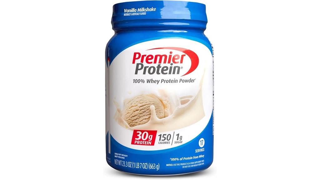 vanilla protein powder 17 servings