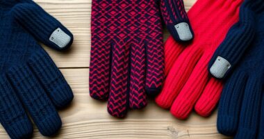 warm responsive touchscreen gloves