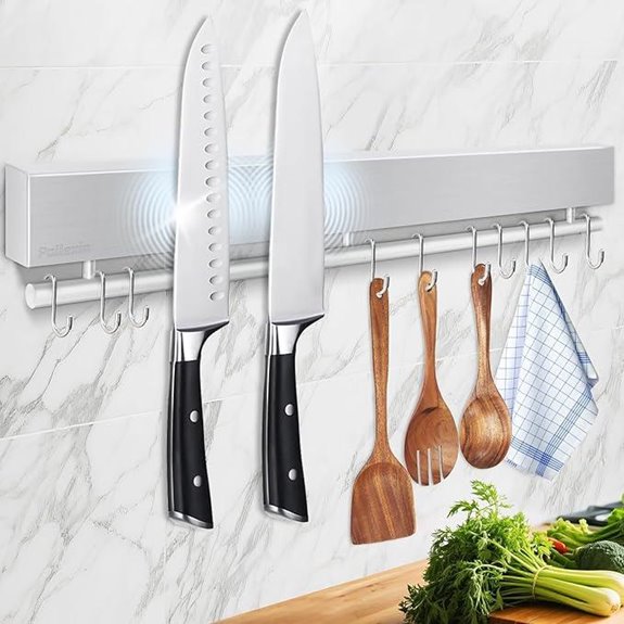 17-Inch Stainless Steel Magnetic Knife Holder