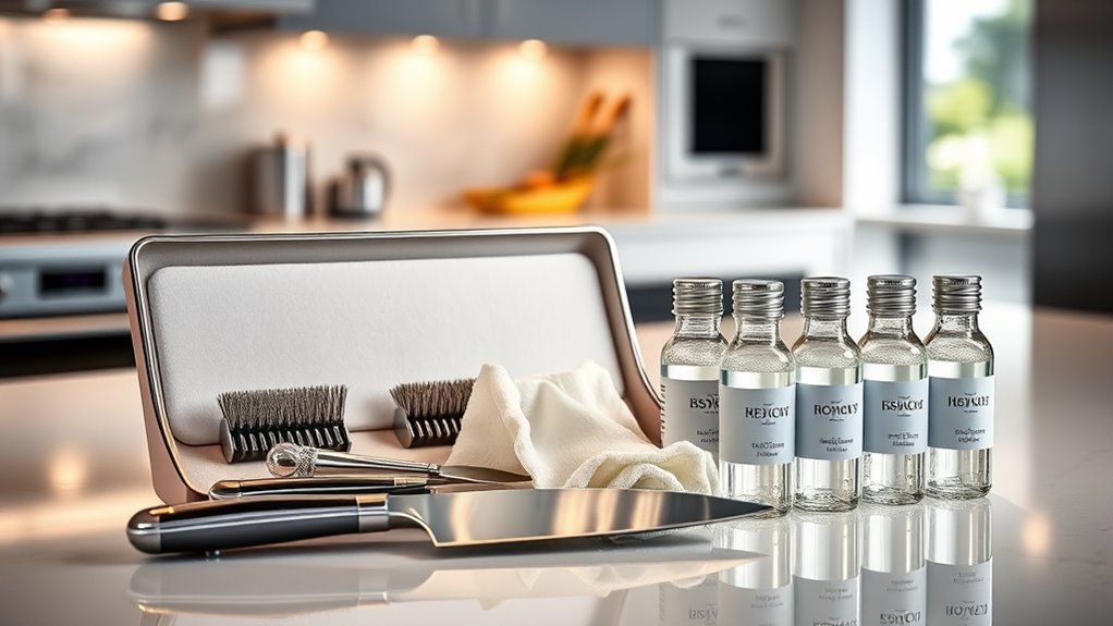 essential knife cleaning components