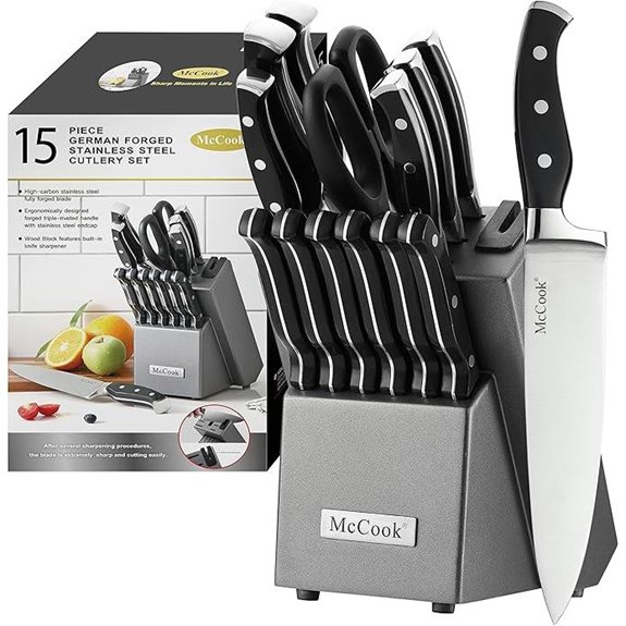 McCook German Stainless Steel Knife Set