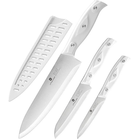 3-Piece High Carbon Steel Chef Knife Set