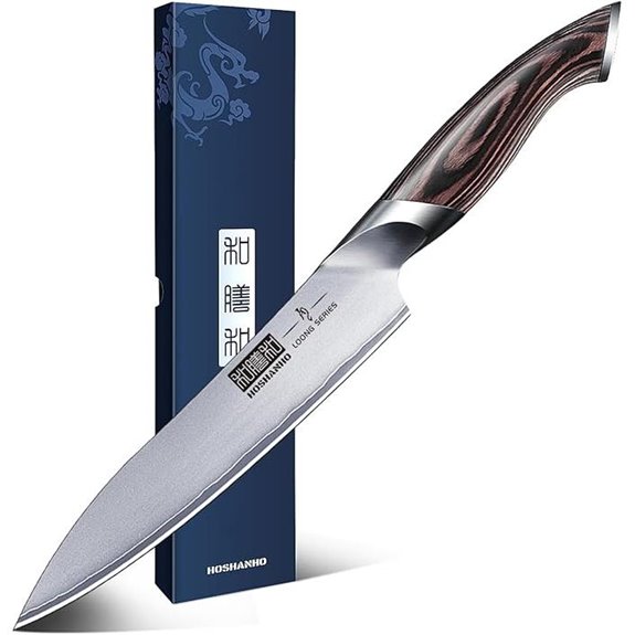HOSHANHO 6-Inch Japanese Chef Knife with Pakkawood Handle