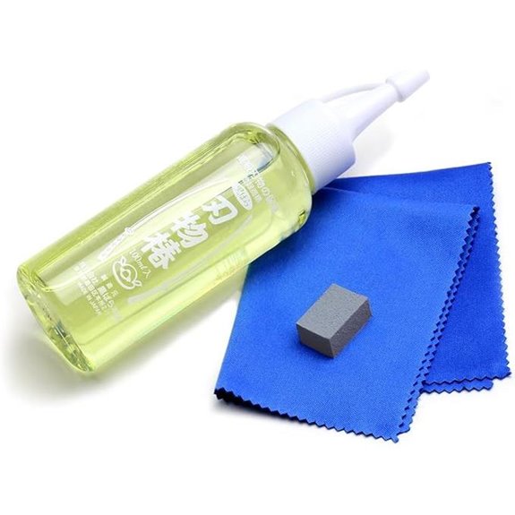 Yoshihiro Tsubaki Knife Oil + Rust Eraser & Cloth