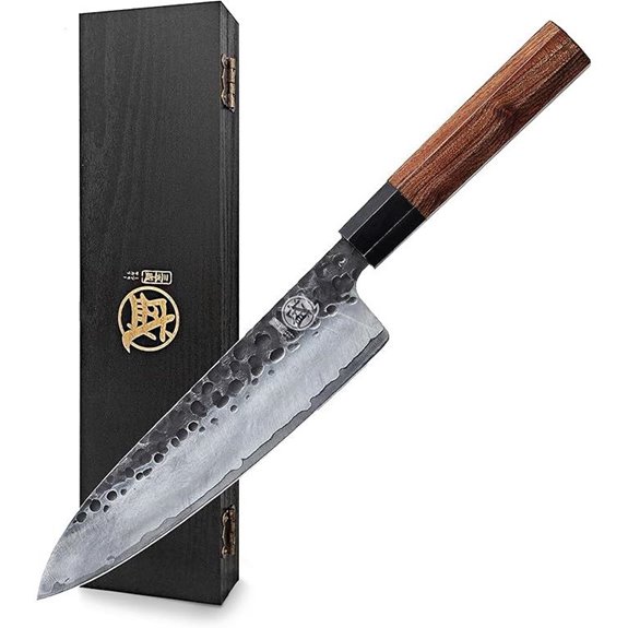 MITSUMOTO SAKARI 8 Gyuto Chef Knife with Rosewood Handle