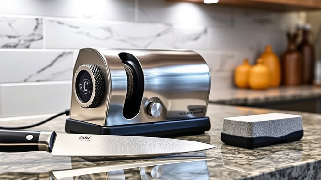 sharpening stages safety features