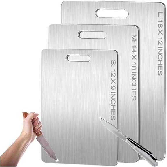 Titanium Cutting Board 12 x 9 Dishwasher Safe