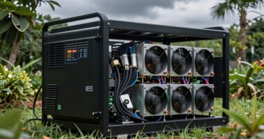 crypto equipment power backup