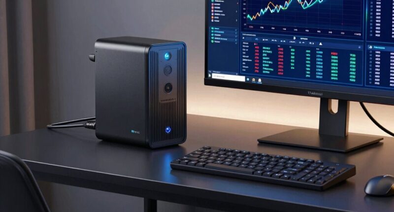 crypto home office ups
