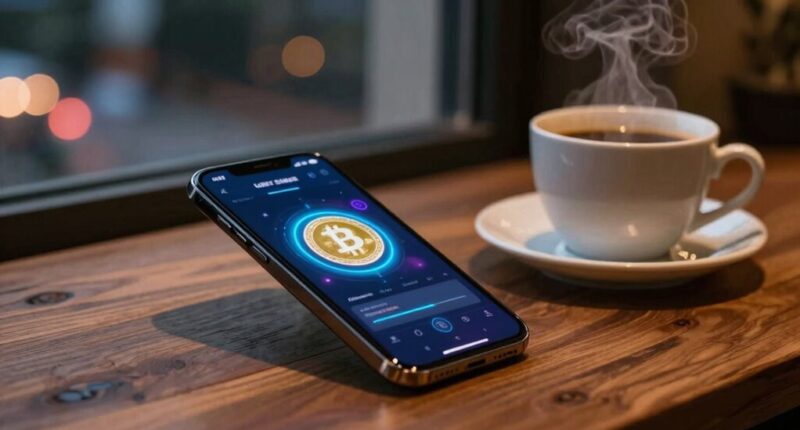 efficient mobile cryptocurrency access