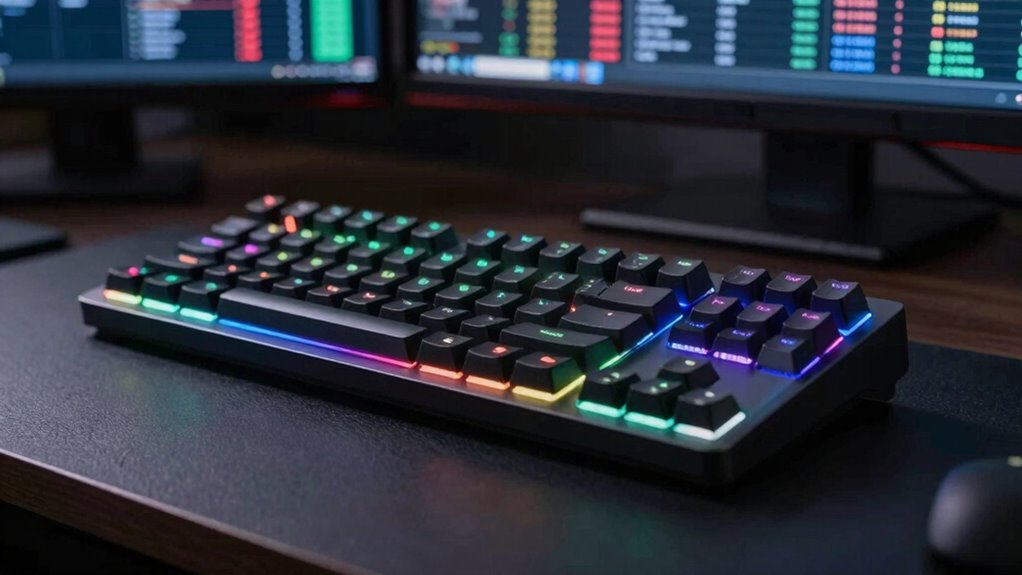 ergonomic mechanical trading keyboard
