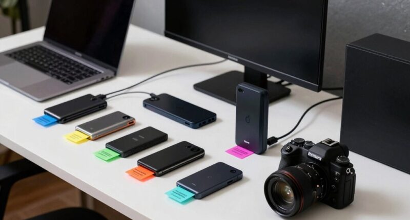 label makers organize crypto devices