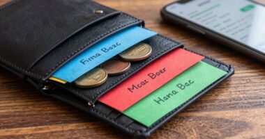 organize finances with labels