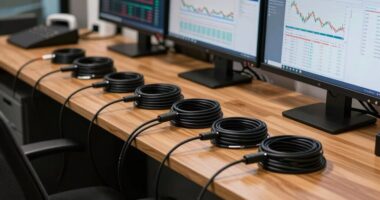 organized cables for safety